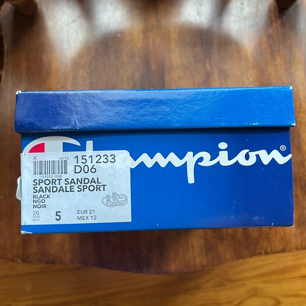 Champion Blue Sport Sandals